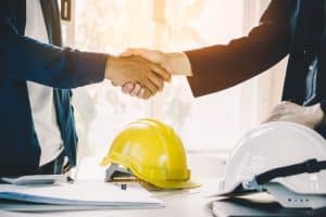 Handshaking Men