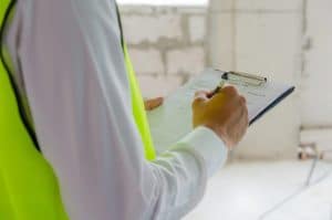 Construction Manager with a Checklist
